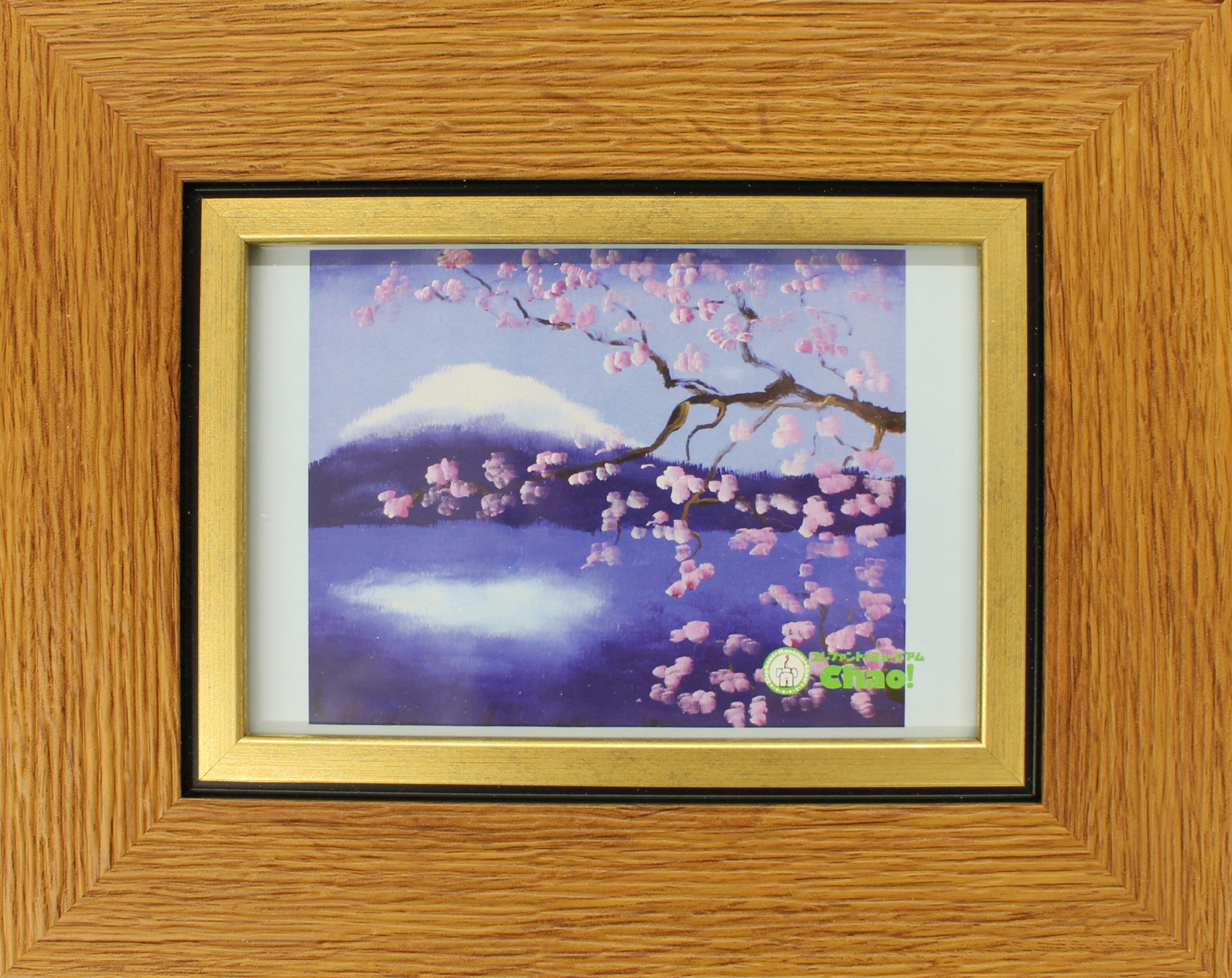 桜富士ポストカード(額入り)　キャメルの画像